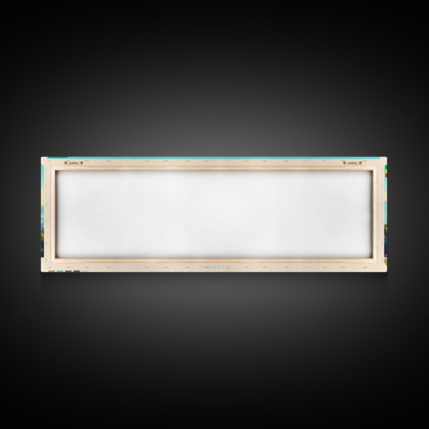 Panoramic Travel Poster Addis Ababa, Ethiopia Canvas Print, Addis Ababa, Ethiopia Painting, Ethiopia Art, Addis Ababa Travel Art, Guest Room Painting