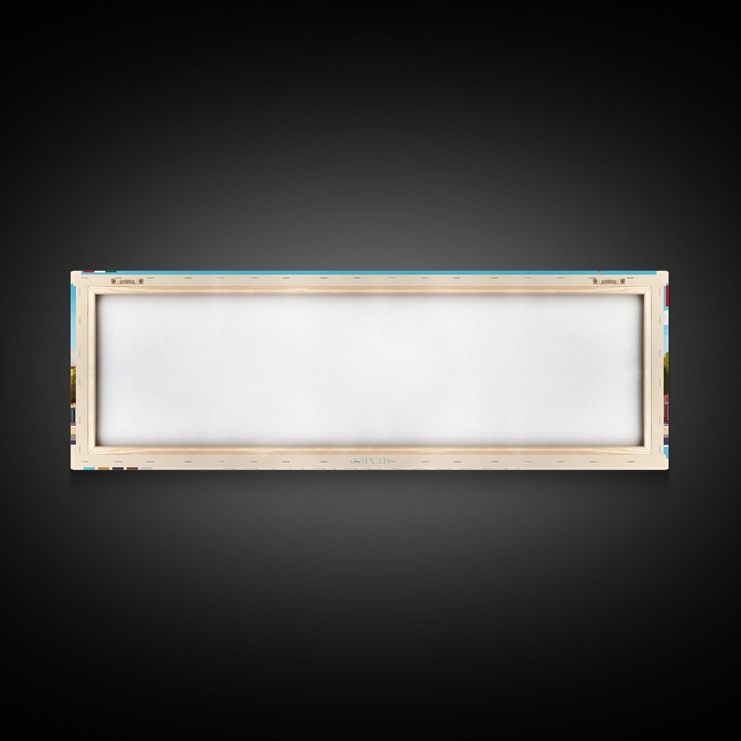 Aguascalientes, Mexico Panoramic Travel Poster Canvas Print, Aguascalientes, Mexico Painting, Mexico Art, Aguascalientes Travel Art, Guest Room Painting