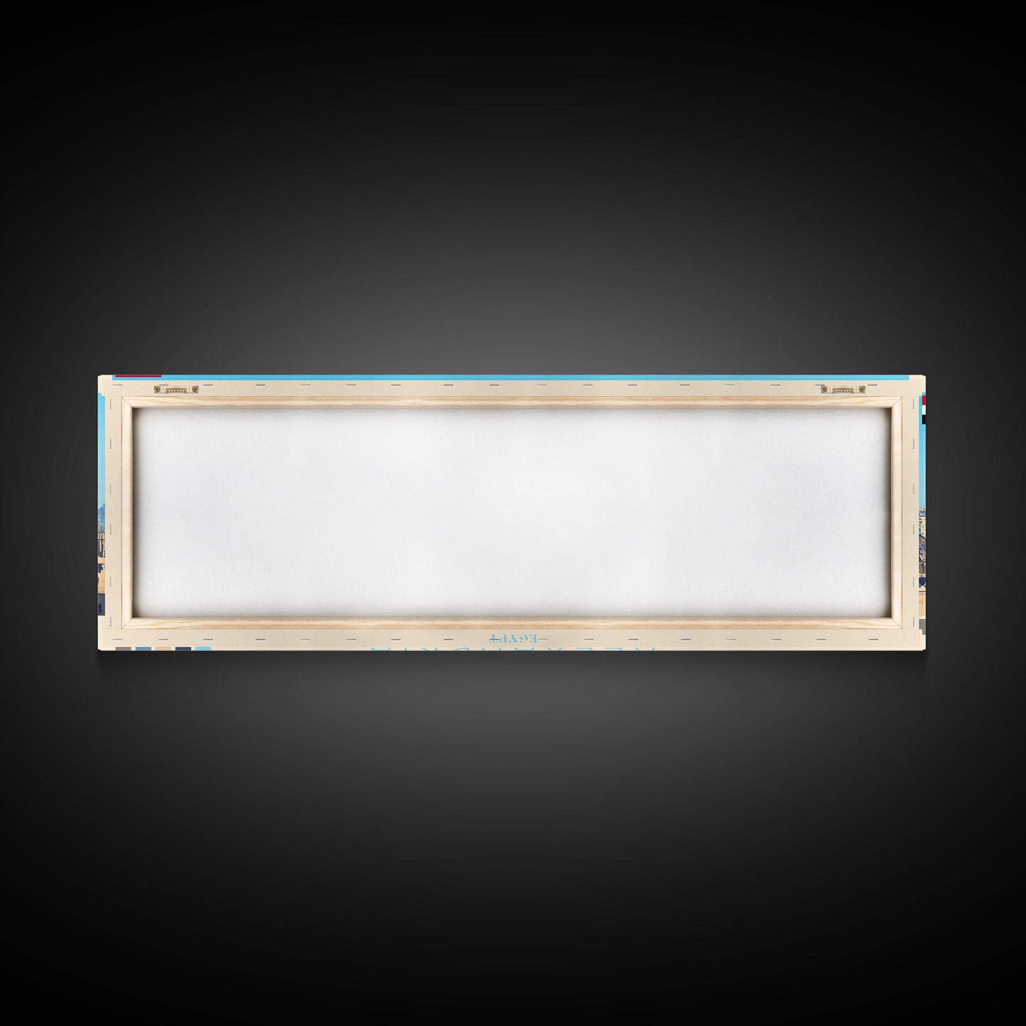 Algiers, Algeria Panoramic Travel Poster Canvas Print, Algiers, Algeria Painting, Algeria Art, Algiers Travel Art, Guest Room Painting