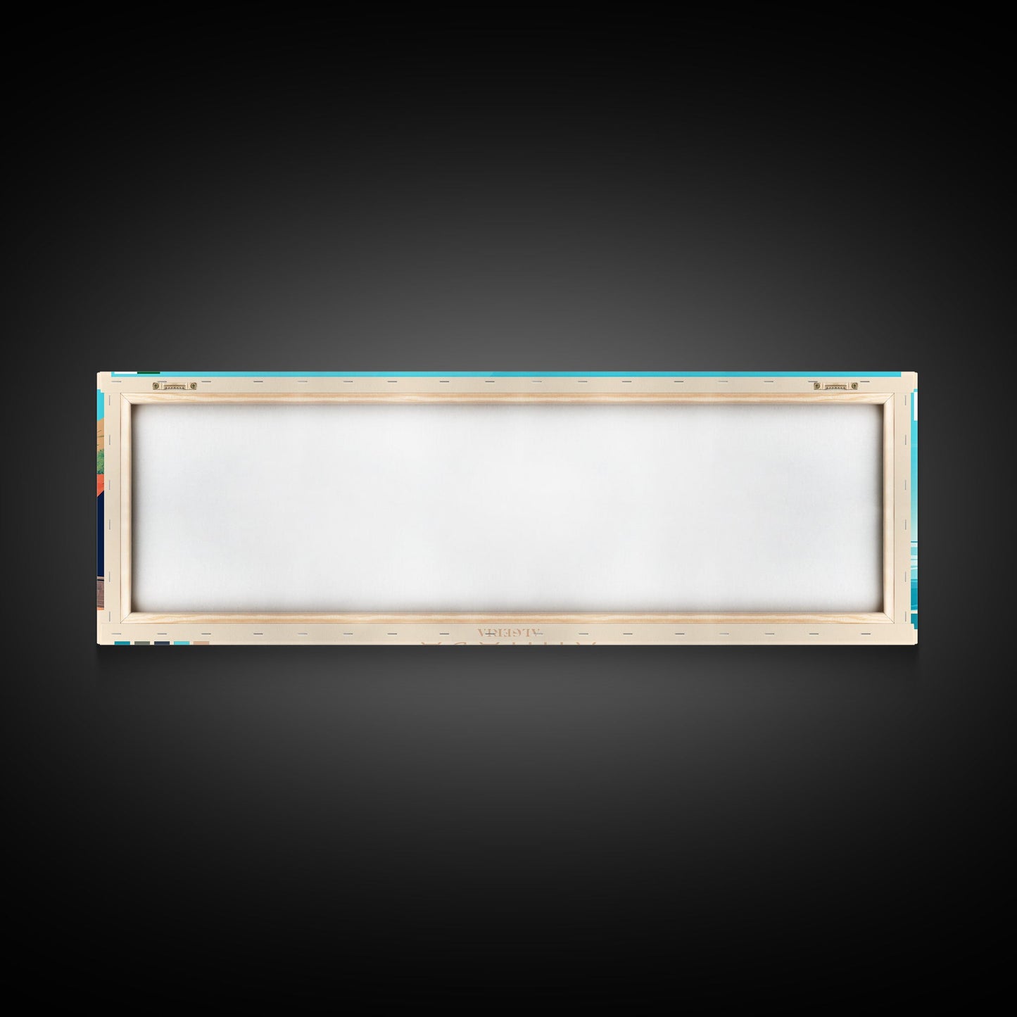 Annaba, Algeria Travel Poster Panoramic Canvas Print, Annaba, Algeria Painting, Algeria Art, Annaba Travel Art, Guest Room Painting