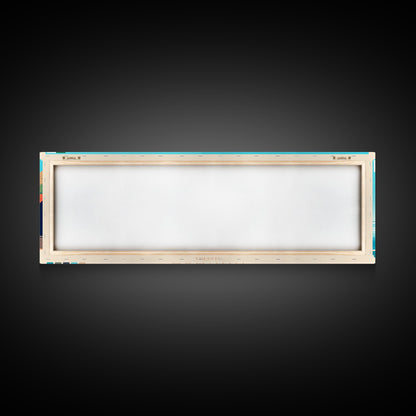 Annaba, Algeria Travel Poster Panoramic Canvas Print, Annaba, Algeria Painting, Algeria Art, Annaba Travel Art, Guest Room Painting