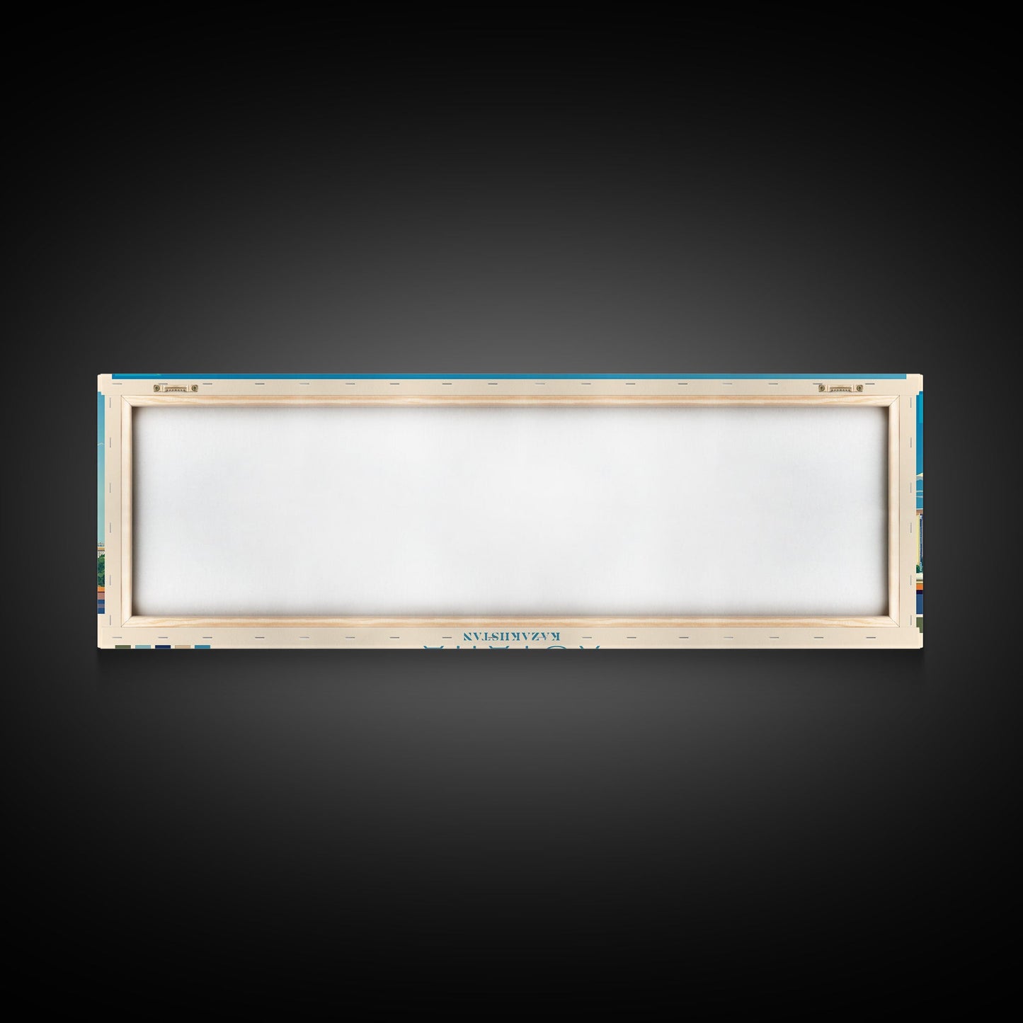 Astana, Kazakhstan Panoramic Travel Poster Canvas Print, Astana, Kazakhstan Painting, Kazakhstan Art, Astana Travel Art, Guest Room Painting