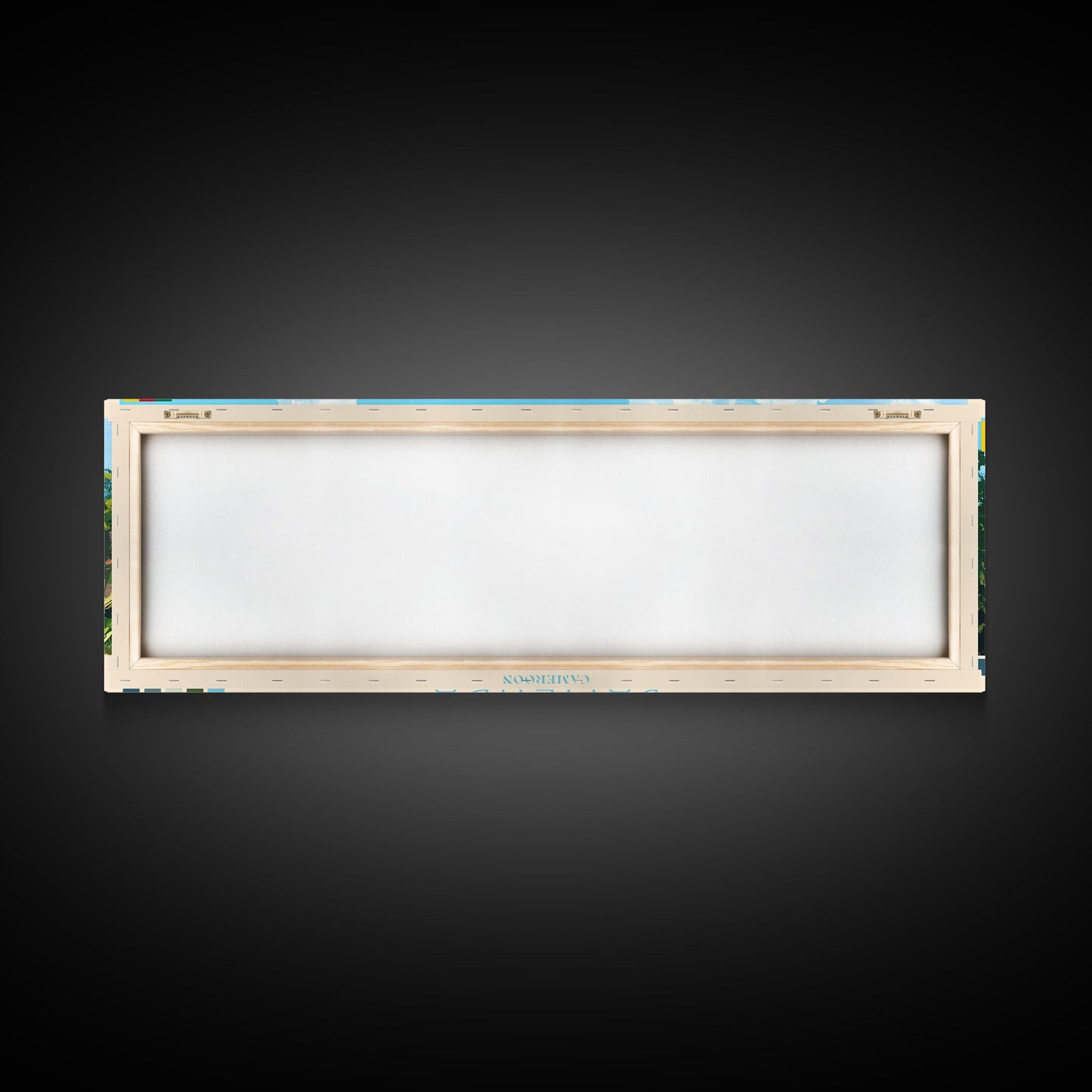 Bamenda, Cameroon Panoramic Travel Poster Canvas Print, Bamenda, Cameroon Painting, Cameroon Art, Bamenda Panoramic Travel Art, Travel Painting