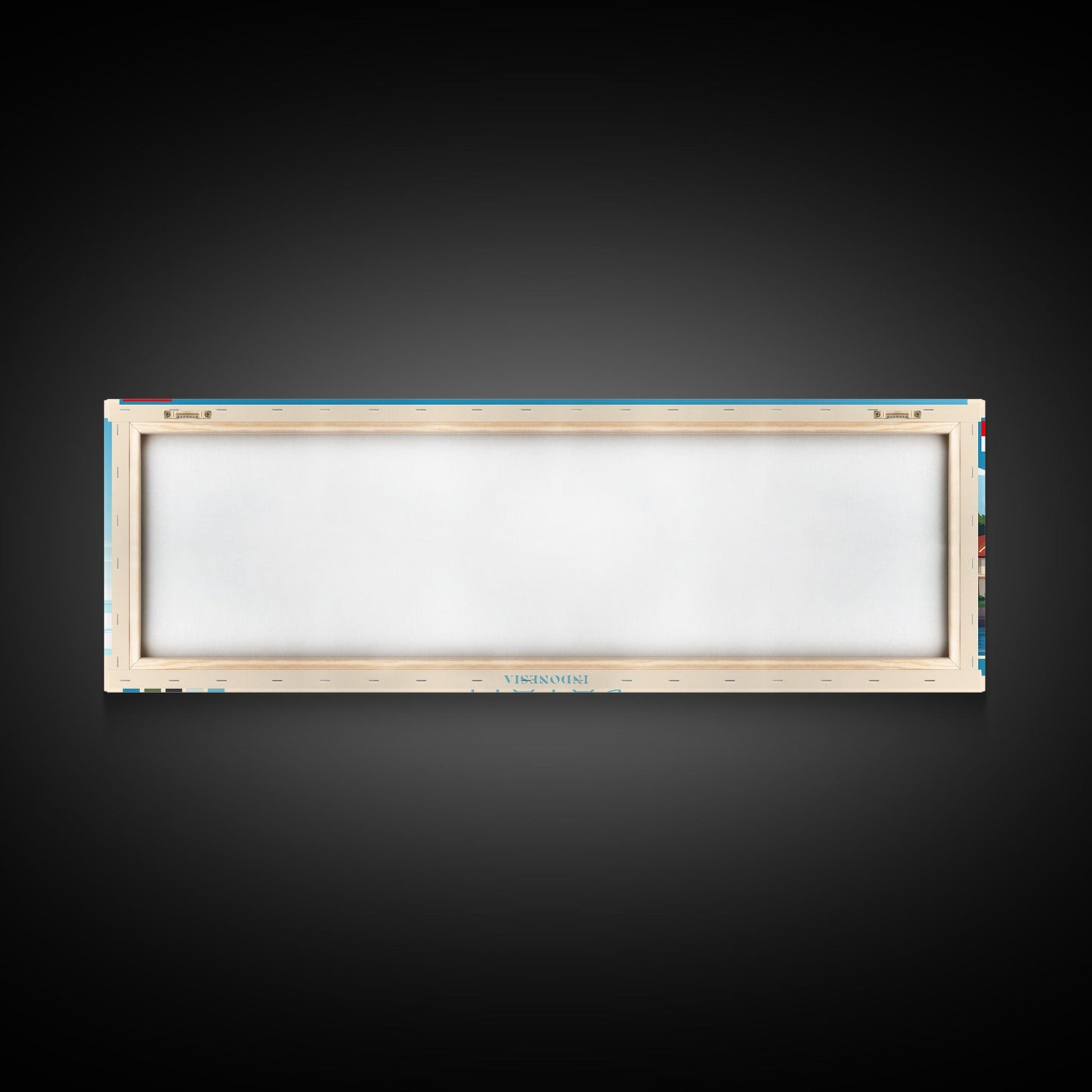 Batam, Indonesia Panoramic Travel Poster Canvas Print, Batam, Indonesia Painting, Indonesia Art, Batam Travel Art, Guest Room Painting