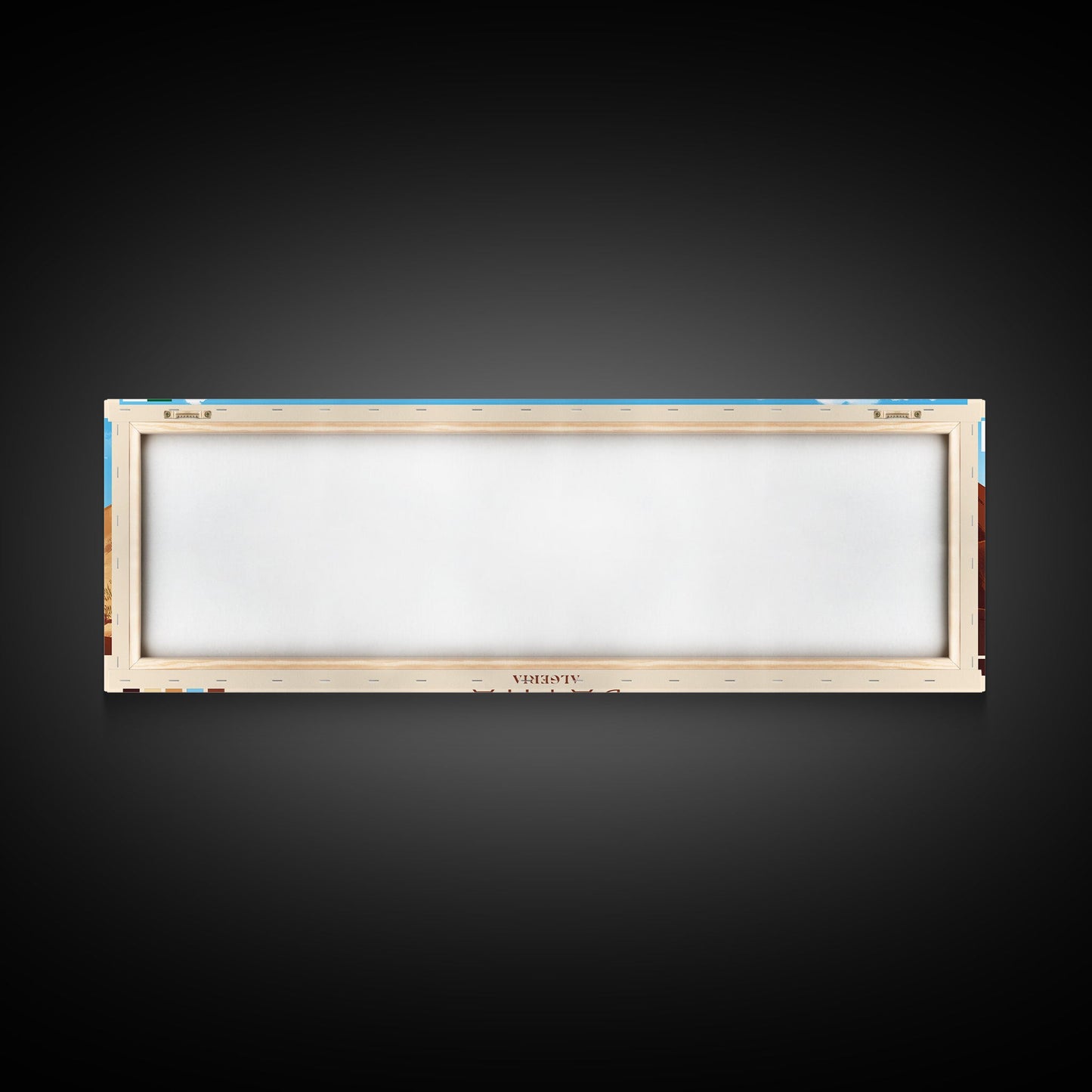 Batna, Algeria Panoramic Travel Poster Canvas Print, Batna, Algeria Painting, Algeria Art, Batna Panoramic Travel Art, Travel Painting