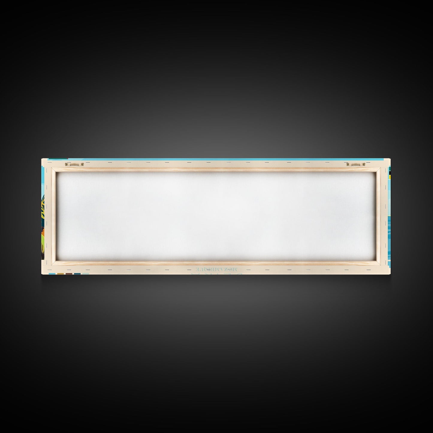 Beira, Mozambique Panoramic Travel Poster Canvas Print, Beira, Mozambique Painting, Mozambique Art, Beira Travel Art, Living Room Painting