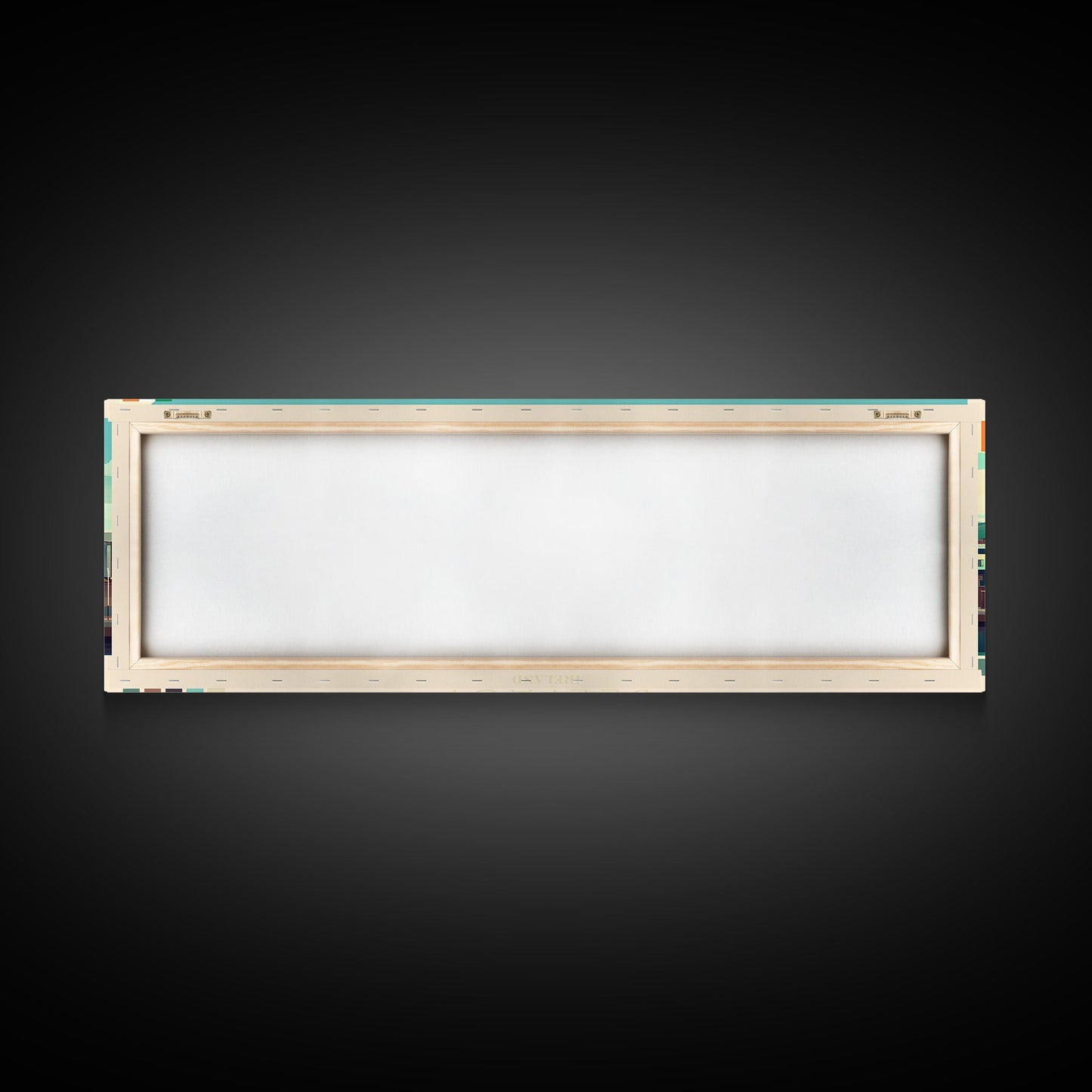 Belfast, Ireland Travel Poster Panoramic Canvas Print, Belfast, Ireland Painting, Ireland Art, Belfast Travel Art, Guest Room Painting