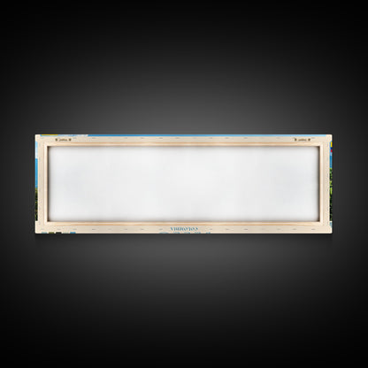 Bello, Colombia Panoramic Travel Poster Canvas Print, Bello, Colombia Painting, Colombia Art, Bello Panoramic Travel Art, Travel Painting