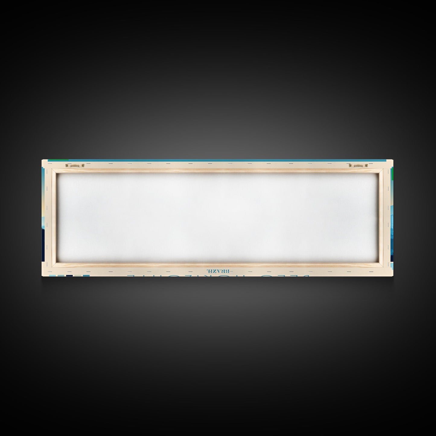 Belo Horizonte, Brazil Panoramic Travel Poster Canvas Print, Belo Horizonte, Brazil Painting, Brazil Art, Belo Horizonte Travel Art, Guest Room Painting