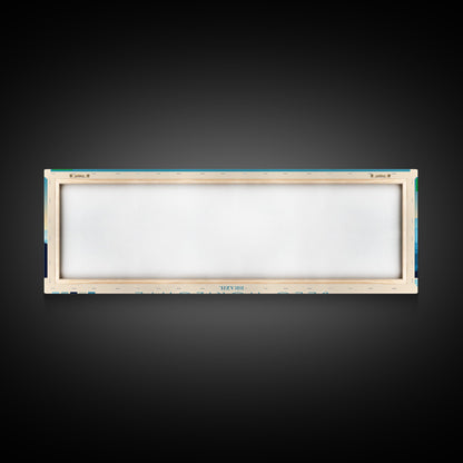 Belo Horizonte, Brazil Panoramic Travel Poster Canvas Print, Belo Horizonte, Brazil Painting, Brazil Art, Belo Horizonte Travel Art, Guest Room Painting