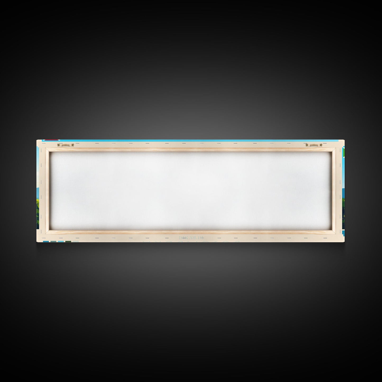 Bujumbura, Burundi Panoramic Travel Poster Canvas Print, Bujumbura, Burundi Painting, Burundi Art, Bujumbura Travel Art, Guest Room Painting