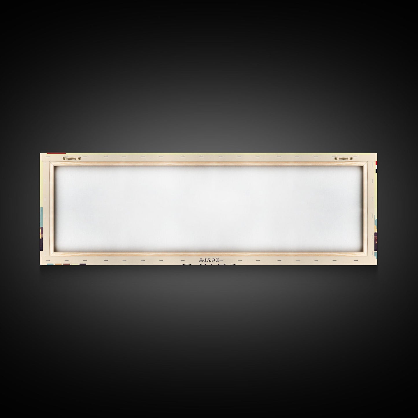 Cairo, Egypt Panoramic Travel Poster Canvas Print, Cairo, Egypt Painting, Egypt Art, Cairo Panoramic Travel Art, Travel Painting