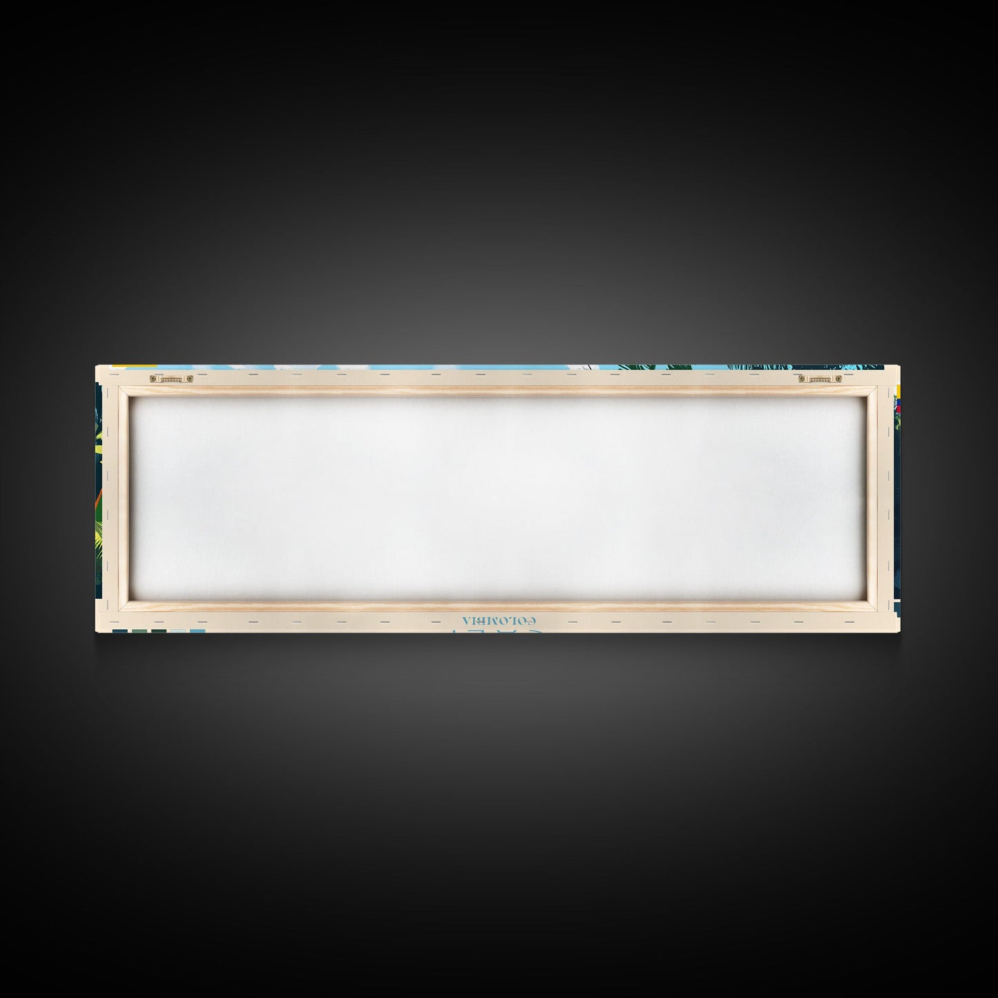 Cali, Colombia Travel Poster Panoramic Canvas Print, Cali, Colombia Painting, Colombia Art, Cali Travel Art, Guest Room Painting