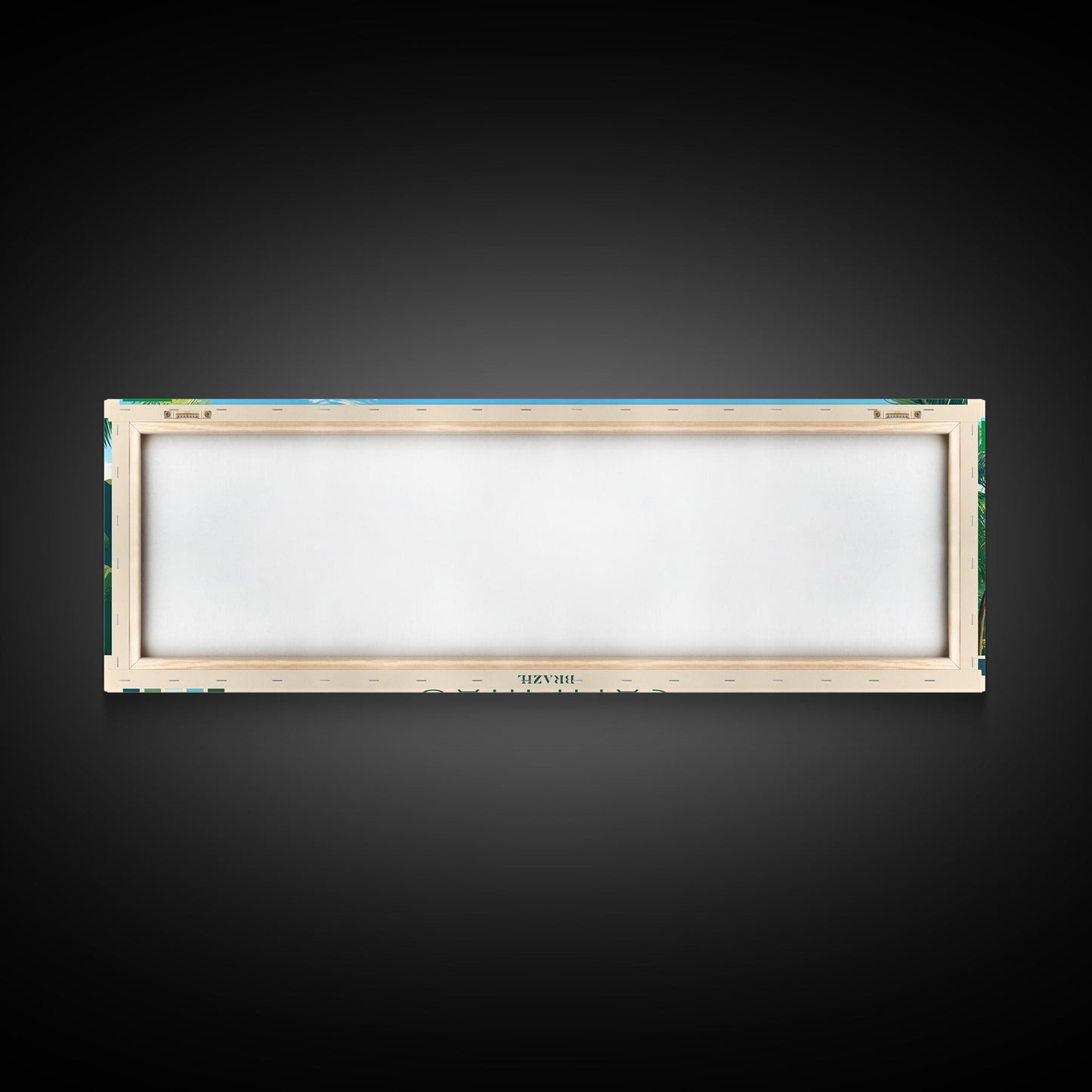 Campinas, Brazil Travel Poster Panoramic Canvas Print, Campinas, Brazil Painting, Brazil Art, Campinas Travel Art, Guest Room Painting