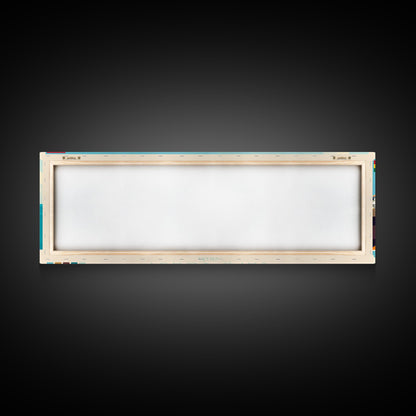 Cape Coast, Ghana Panoramic Travel Poster Canvas Print, Cape Coast, Ghana Painting, Ghana Art, Cape Coast Panoramic Travel Art, Travel Painting