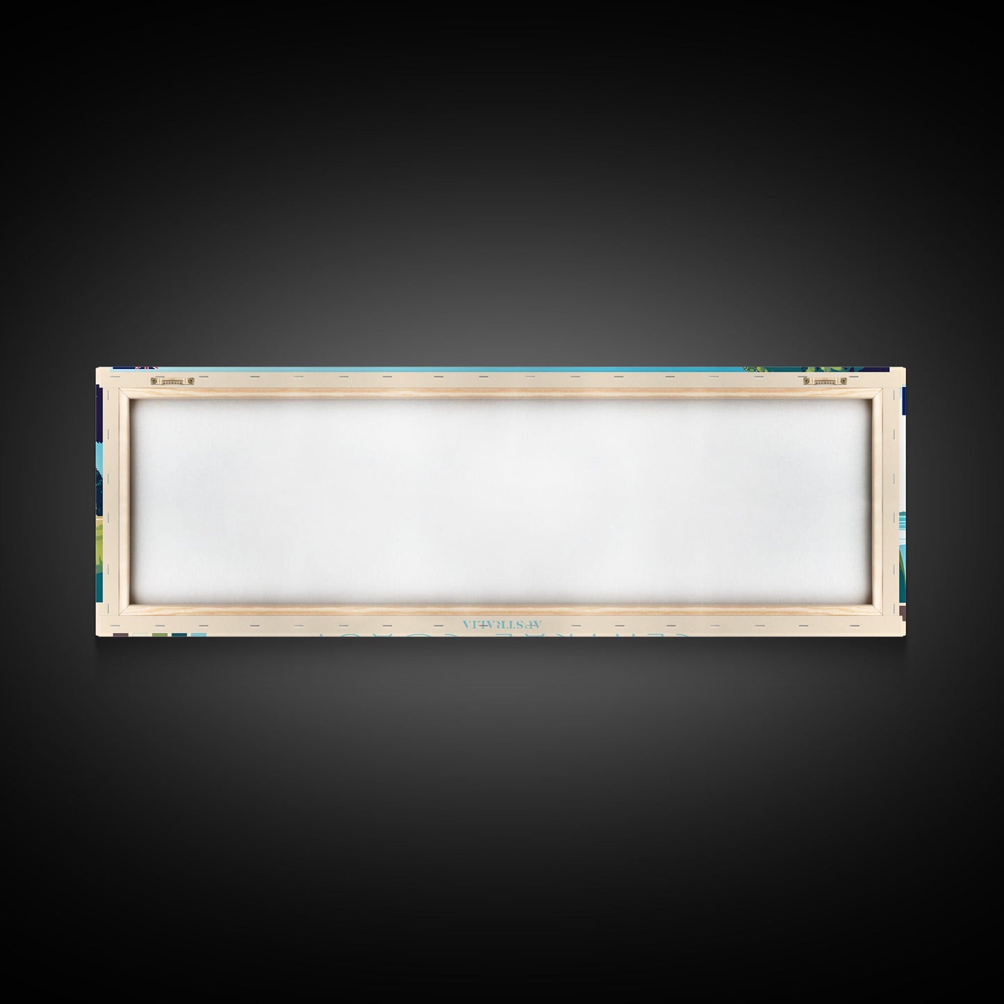 Central Coast, Australia Panoramic Travel Poster Canvas Print, Central Coast, Australia Painting, Australia Art, Central Coast Panoramic Travel Art, Travel Painting