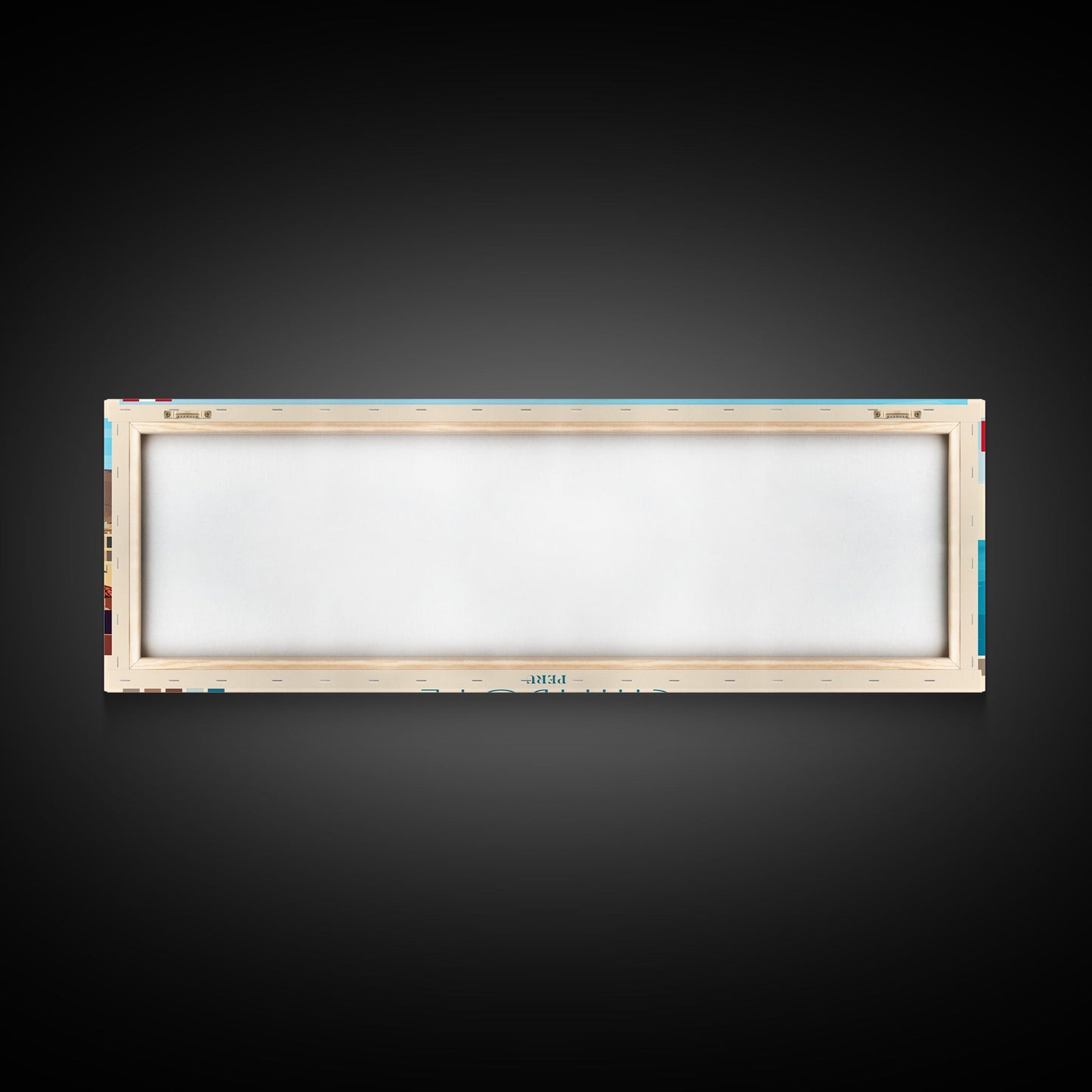 Chimbote, Peru Panoramic Travel Poster Canvas Print, Chimbote, Peru Painting, Peru Art, Chimbote Travel Art, Living Room Painting