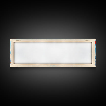 Ho Chi Minh City, Vietnam Panoramic Travel Poster Canvas Print, Ho Chi Minh City, Vietnam Painting, Vietnam Art, Ho Chi Minh City Panoramic Travel Art, Travel Painting