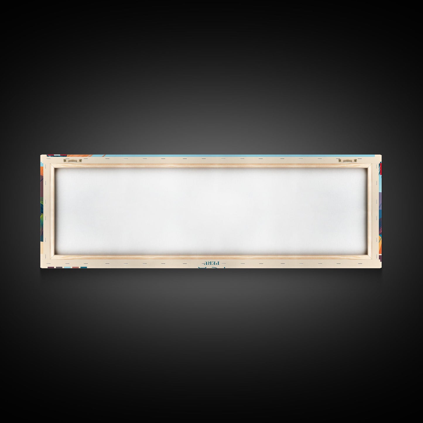 Ica, Peru Panoramic Travel Poster Canvas Print, Ica, Peru Painting, Peru Art, Ica Travel Art, Guest Room Painting