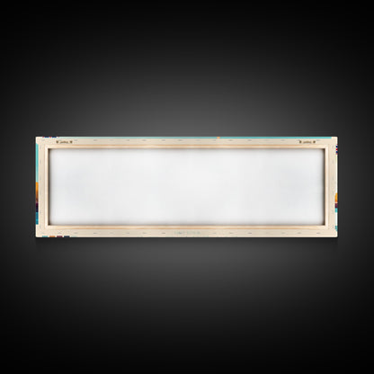 Liverpool, England Panoramic Travel Poster Canvas Print, Liverpool, England Painting, England Art, Liverpool Travel Art, Guest Room Painting