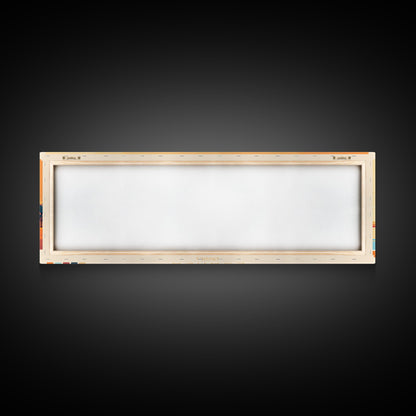 Panorama-Reiseposter Luanda, Angola, Leinwanddruck, Gemälde Luanda, Angola, Angola-Kunst, Reisekunst aus Luanda, Gemälde für Gästezimmer