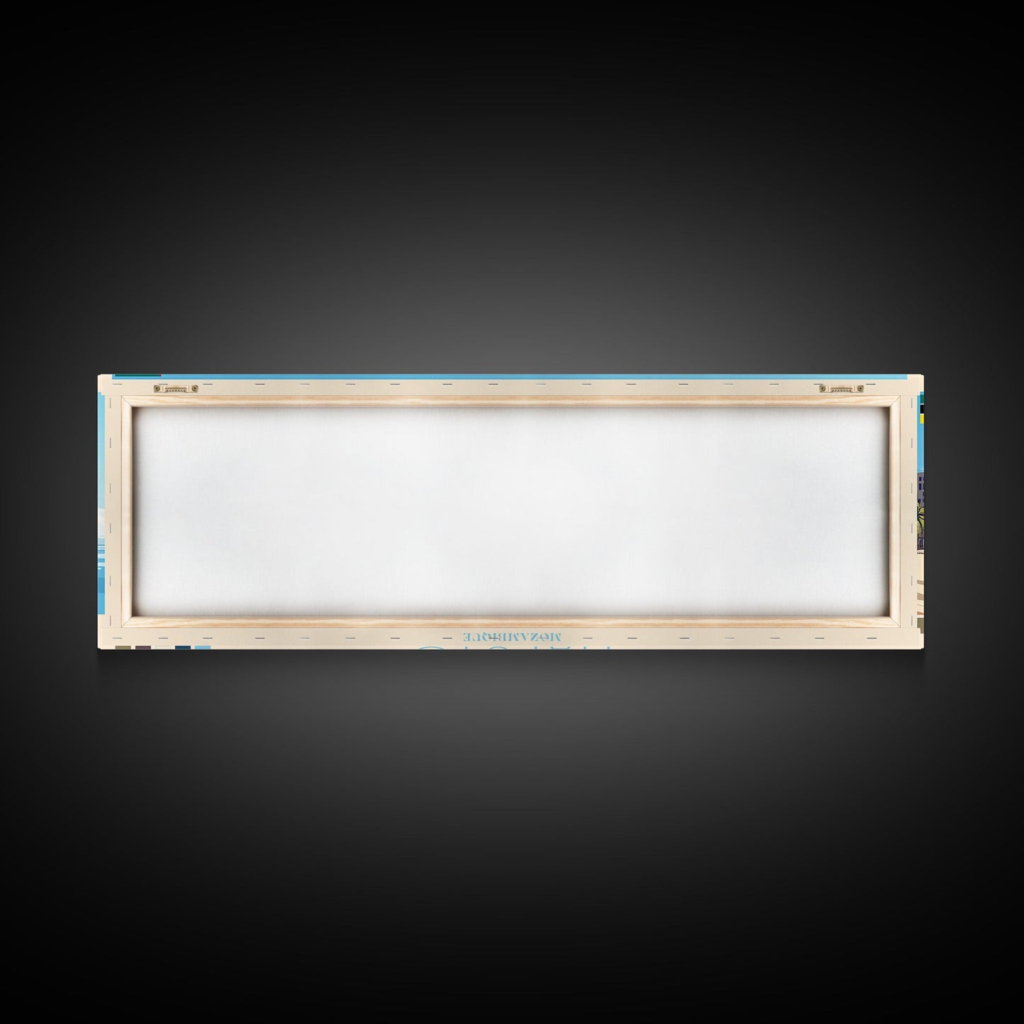 Maputo, Mozambique Travel Poster Panoramic Canvas Print, Maputo, Mozambique Painting, Mozambique Art, Maputo Travel Art, Guest Room Painting