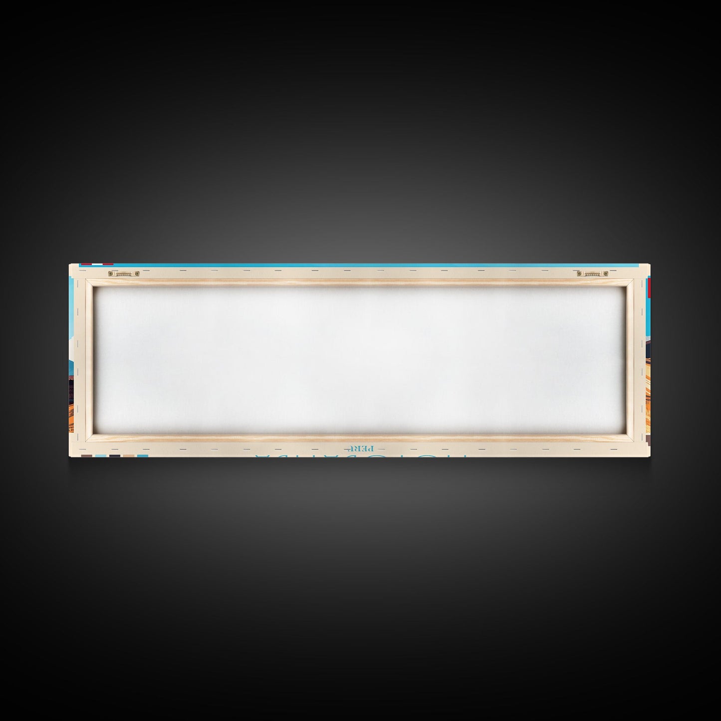 Moyobamba, Peru Panoramic Travel Poster Canvas Print, Moyobamba, Peru Painting, Peru Art, Moyobamba Panoramic Travel Art, Travel Painting