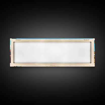 Ruiru, Kenya Panoramic Travel Poster Canvas Print, Ruiru, Kenya Painting, Kenya Art, Ruiru Travel Art, Living Room Painting