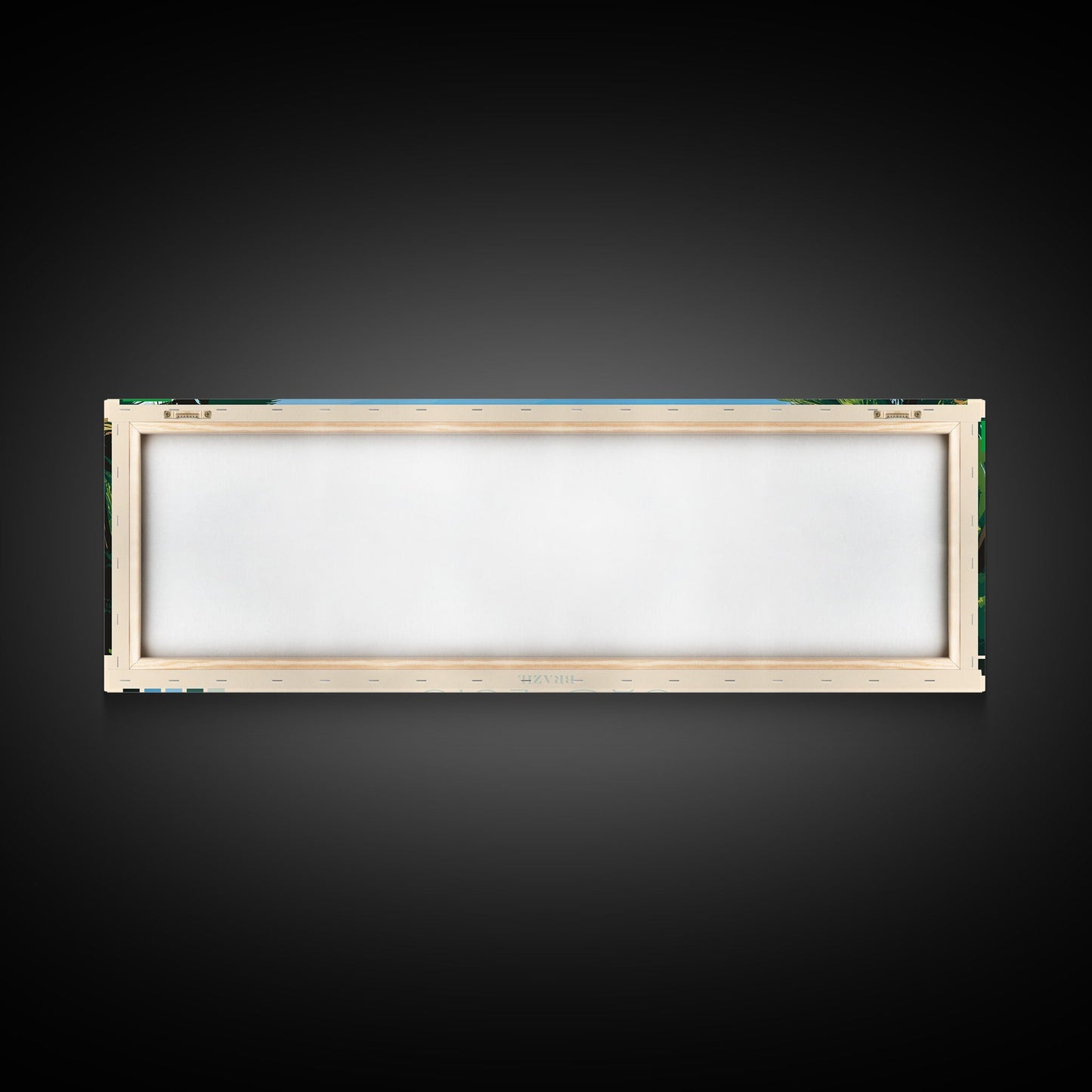 Sao Luis, Brazil Travel Poster Panoramic Canvas Print, Sao Luis, Brazil Painting, Brazil Art, Sao Luis Travel Art, Guest Room Painting