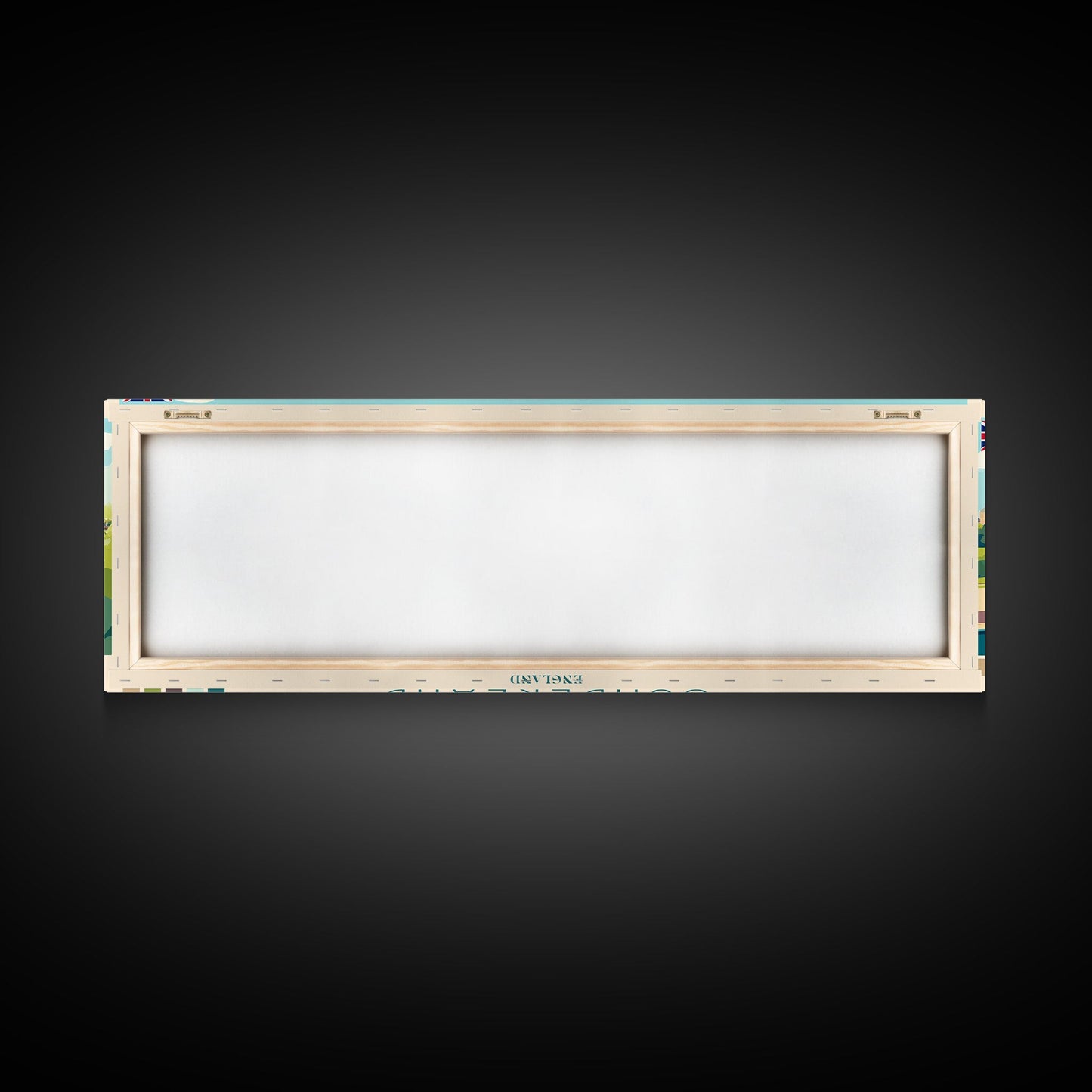 Sunderland, England Panoramic Travel Poster Canvas Print, Sunderland, England Painting, England Art, Sunderland Travel Art, Guest Room Painting