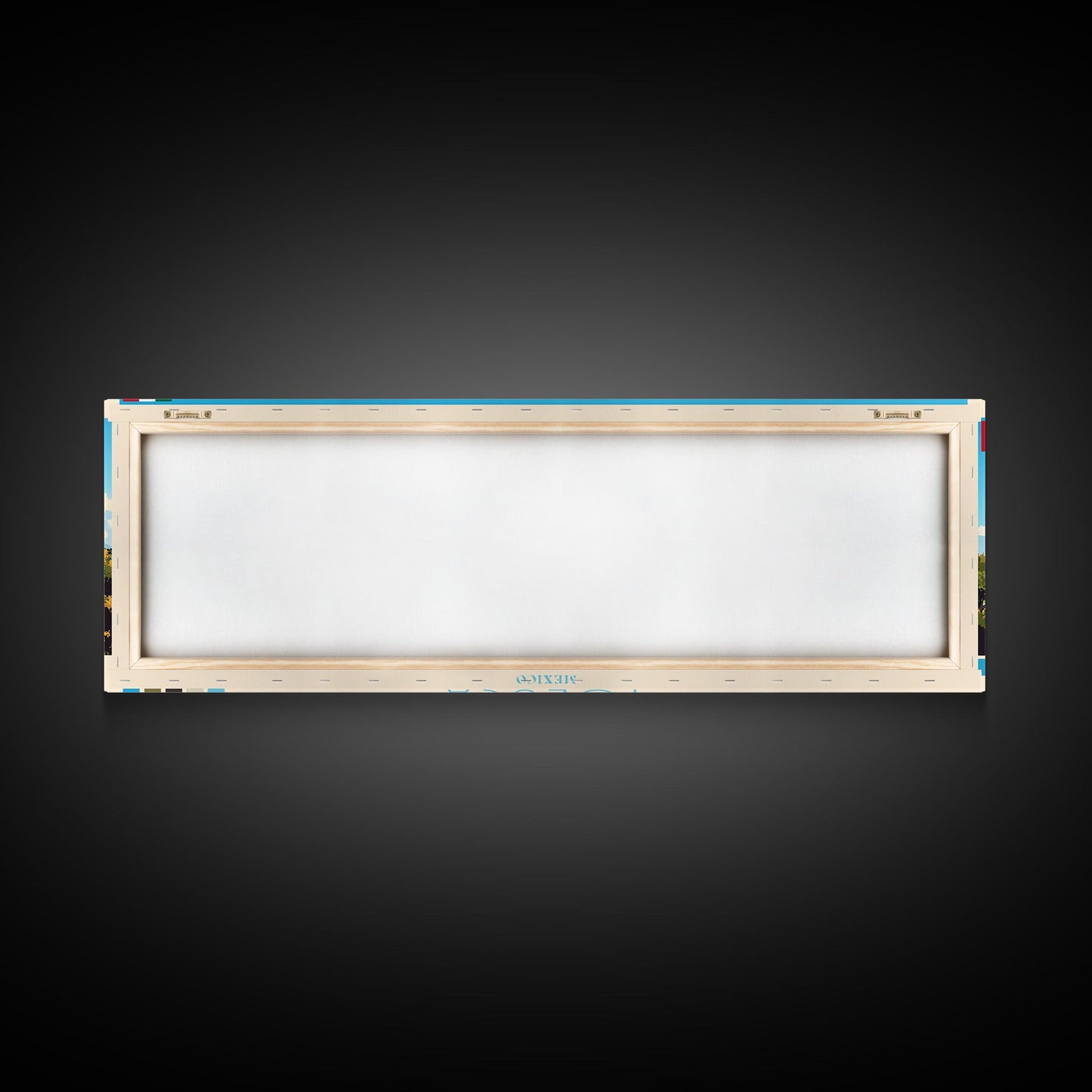 Panoramic Travel Poster Toluca, Mexico Canvas Print, Toluca, Mexico Painting, Mexico Art, Toluca Travel Art, Guest Room Painting