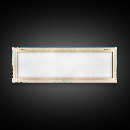 Panoramic Travel Poster Toluca, Mexico Canvas Print, Toluca, Mexico Painting, Mexico Art, Toluca Travel Art, Guest Room Painting