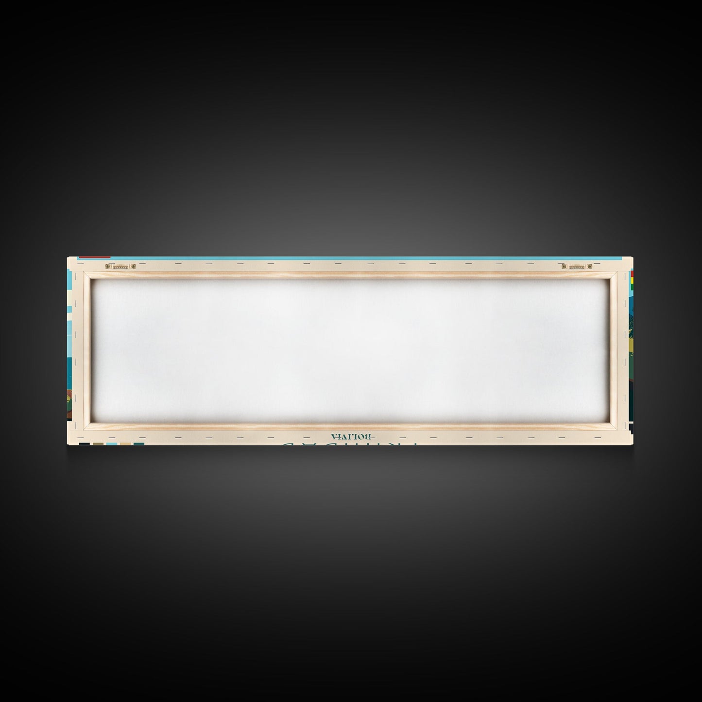 Trinidad, Bolivia Panoramic Travel Poster Canvas Print, Trinidad, Bolivia Painting, Bolivia Art, Trinidad Travel Art, Guest Room Painting