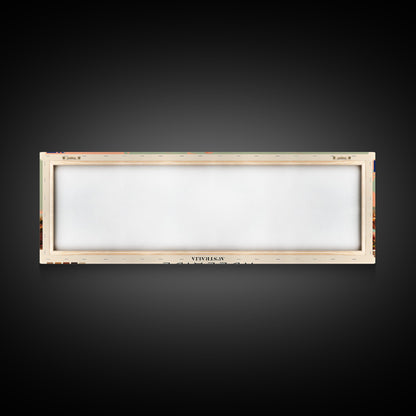 Adelaide, Australia Panoramic Canvas Print, Adelaide, Australia Painting, Australia Art, Adelaide Travel Poster, Travel Art, Guest Room Painting