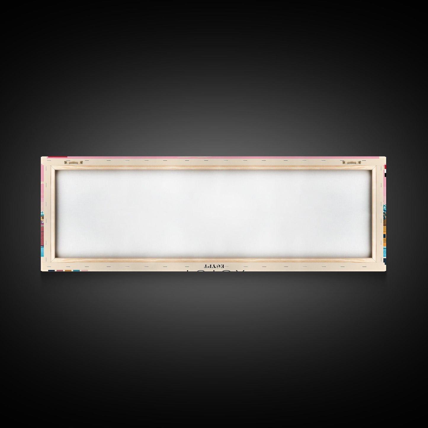 Asyut, Egypt Panoramic Canvas Print, Asyut, Egypt Painting, Egypt Art, Asyut Travel Poster, Travel Art, Guest Room Painting