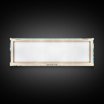 Panorama-Leinwanddruck Auckland, Neuseeland, Gemälde Auckland, Neuseeland, Kunst aus Neuseeland, Reiseposter Auckland, Reisekunst, Urlaubsgeschenk