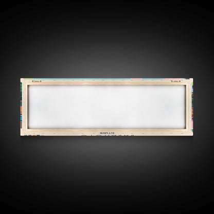 Babahoyo, Ecuador Panoramic Canvas Print, Babahoyo, Ecuador Painting, Ecuador Art, Babahoyo Travel Poster, Travel Art, Vacation Gift