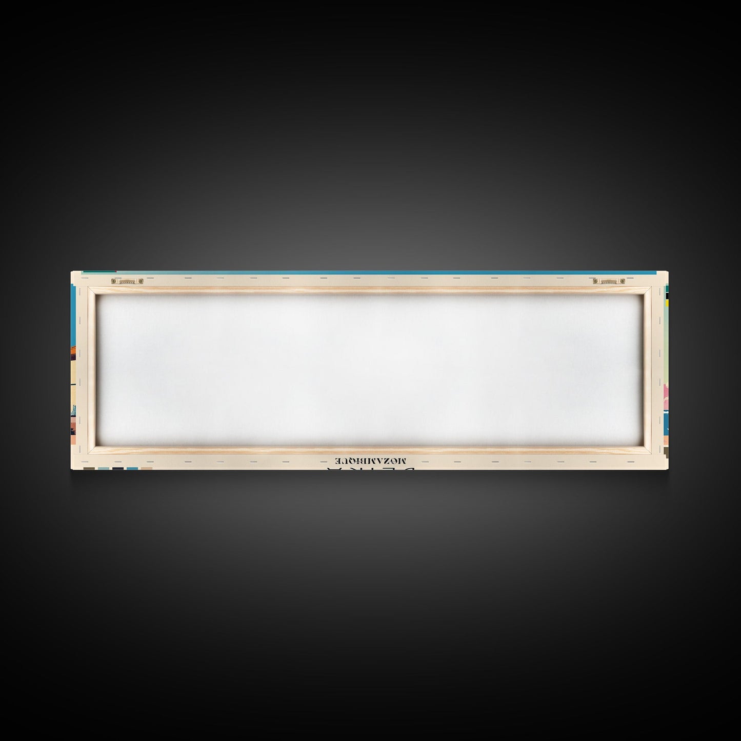 Beira, Mozambique Panoramic Canvas Print, Beira, Mozambique Painting, Mozambique Art, Beira Travel Poster, Travel Art, Guest Room Painting