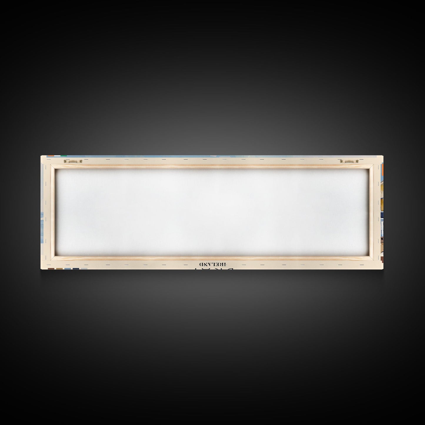 Bray, Ireland Panoramic Canvas Print, Bray, Ireland Painting, Ireland Art, Bray Travel Poster, Travel Art, Guest Room Painting