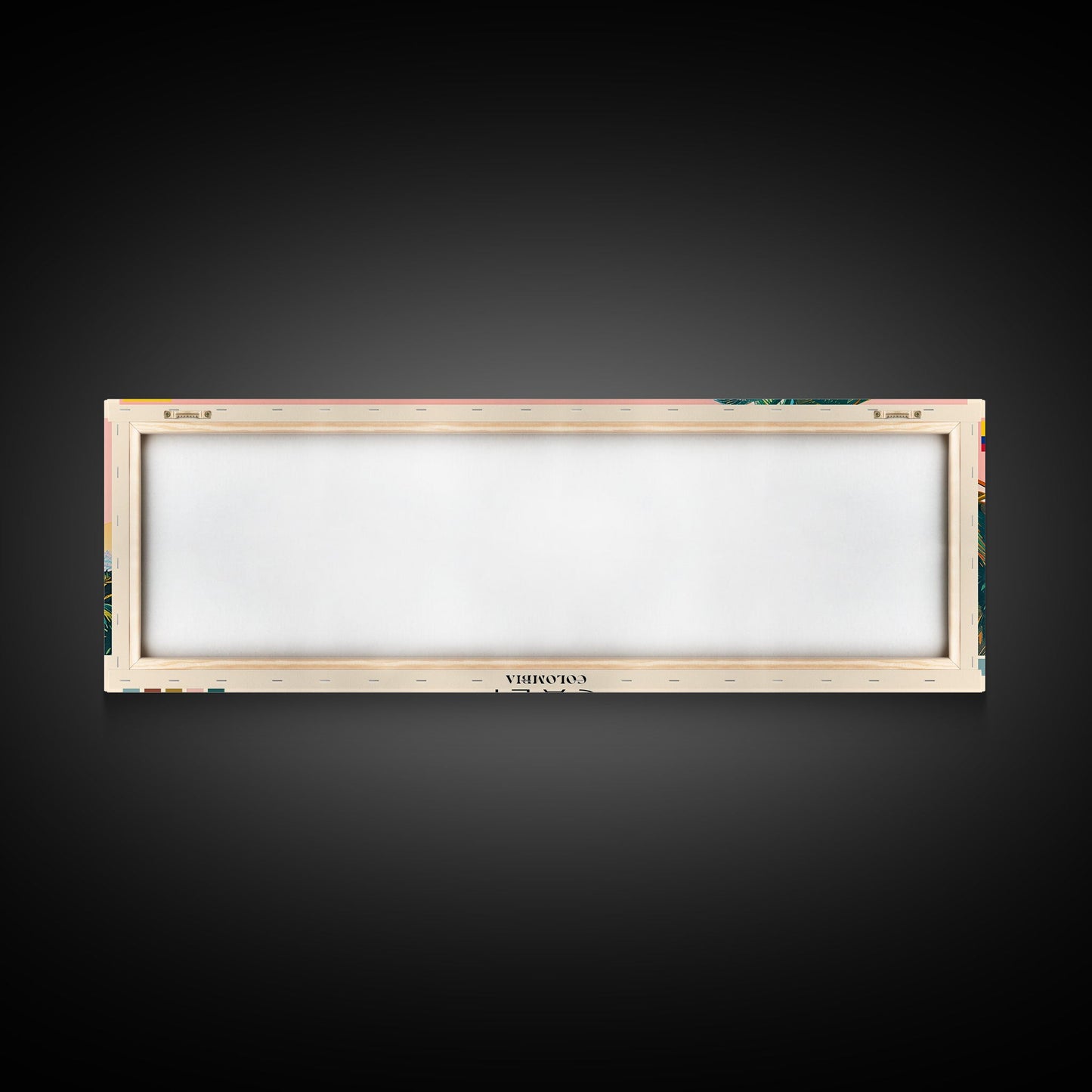 Cali, Colombia Panoramic Canvas Print, Cali, Colombia Painting, Colombia Art, Cali Travel Poster, Travel Art, Vacation Gift