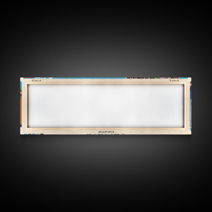 Capiata, Paraguay Panoramic Canvas Print, Capiata, Paraguay Painting, Paraguay Art, Capiata Travel Poster, Travel Art, Guest Room Painting