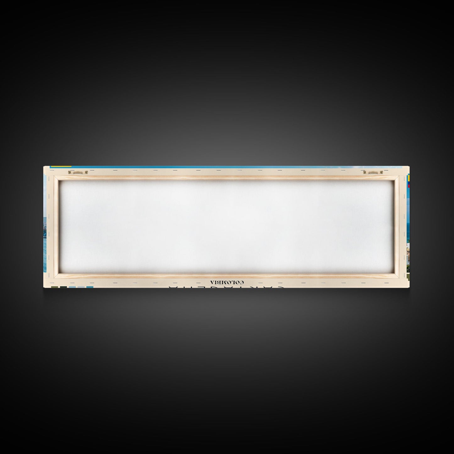 Cartagena, Colombia Panoramic Canvas Print, Cartagena, Colombia Painting, Colombia Art, Cartagena Travel Poster, Travel Art, Housewarming Gift