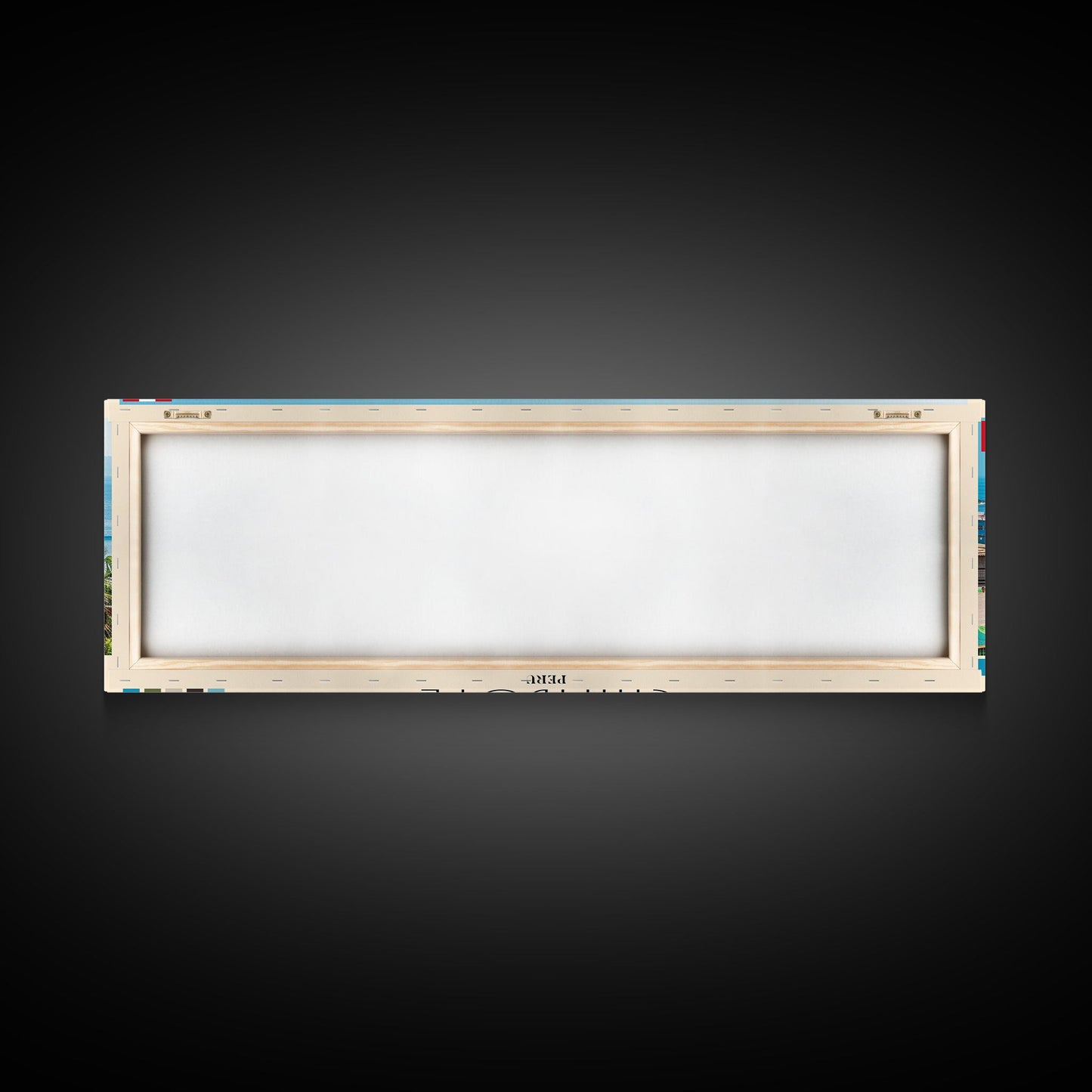 Chimbote, Peru Panoramic Canvas Print, Chimbote, Peru Painting, Peru Art, Chimbote Travel Poster, Travel Art, Housewarming Gift