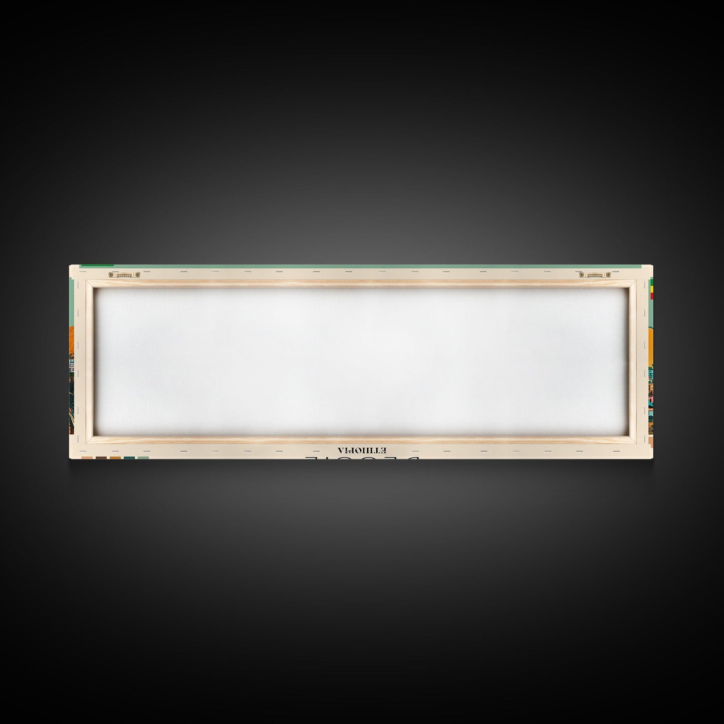 Dessie, Ethiopia Panoramic Canvas Print, Dessie, Ethiopia Painting, Ethiopia Art, Dessie Travel Poster, Travel Art, Housewarming Gift