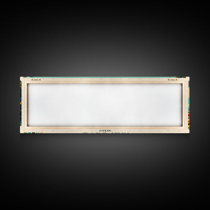 Irapuato, Mexico Panoramic Canvas Print, Irapuato, Mexico Painting, Mexico Art, Irapuato Travel Poster, Travel Art, Housewarming Gift