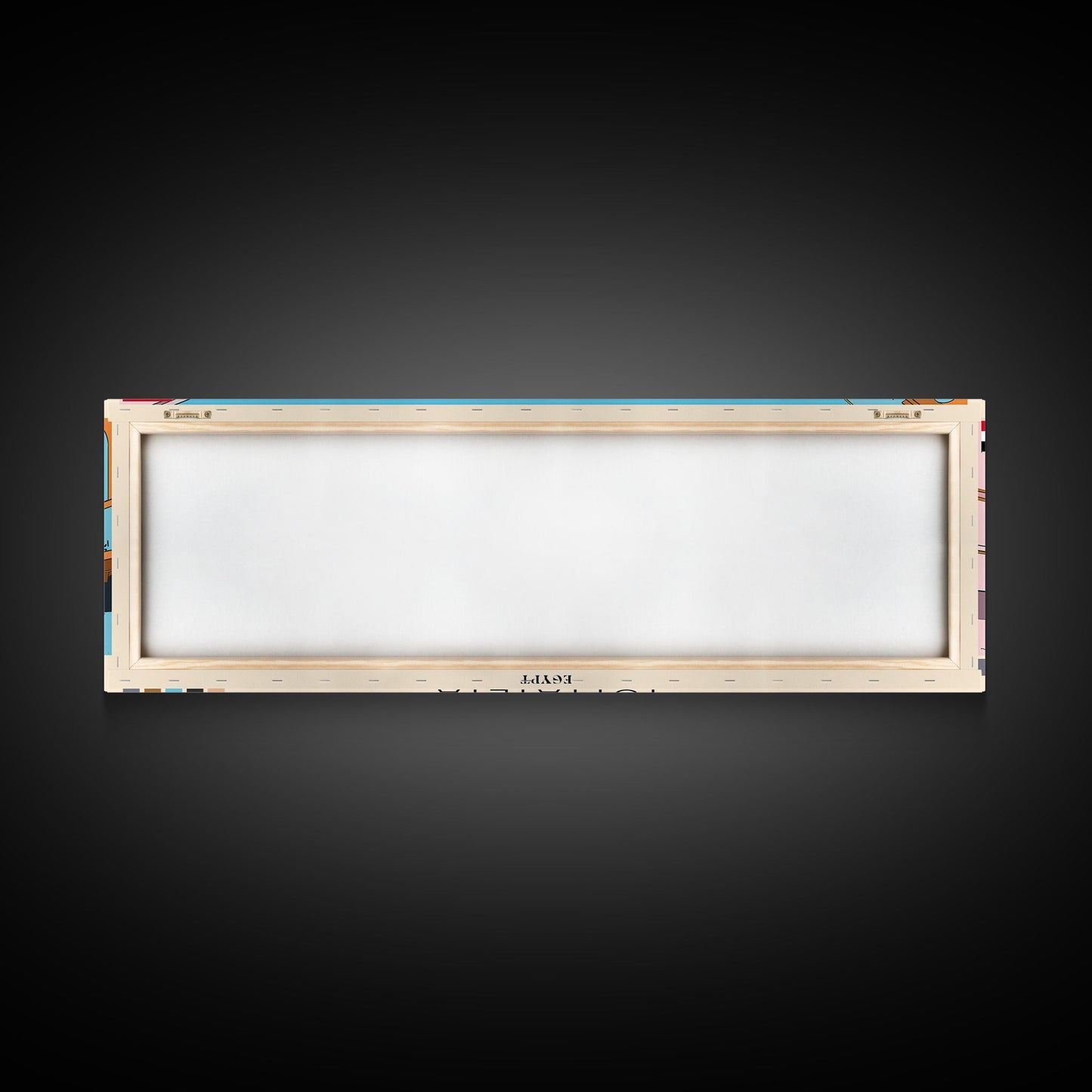 Ismailia, Egypt Panoramic Canvas Print, Ismailia, Egypt Painting, Egypt Art, Ismailia Travel Poster, Travel Art, Guest Room Painting