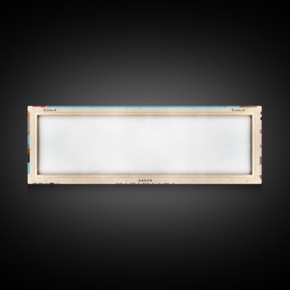 Ismailia, Egypt Panoramic Canvas Print, Ismailia, Egypt Painting, Egypt Art, Ismailia Travel Poster, Travel Art, Guest Room Painting