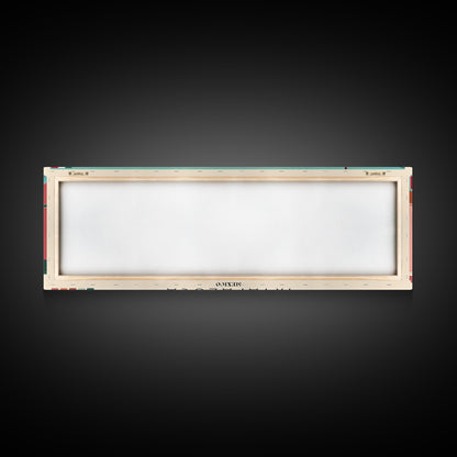 Ixtapaluca, Mexico Panoramic Canvas Print, Ixtapaluca, Mexico Painting, Mexico Art, Ixtapaluca Travel Poster, Travel Art, Living Room Painting