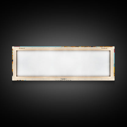 Jinan, China Panoramic Canvas Print, Jinan, China Painting, China Art, Jinan Travel Poster, Travel Art, Housewarming Gift