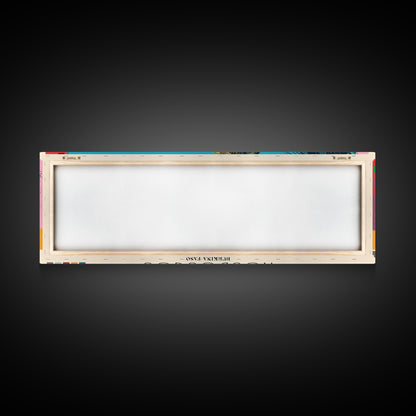 Koudougou, Burkina Faso Panoramic Canvas Print, Koudougou, Burkina Faso Painting, Burkina Faso Art, Koudougou Travel Poster, Travel Art, Living Room Painting
